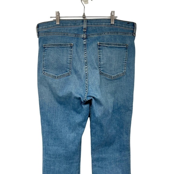 Veronica Beard Carolyn High Rise Button Fly Tuxedo Stripe Baby Boot Jeans 31 - Picture 6 of 15